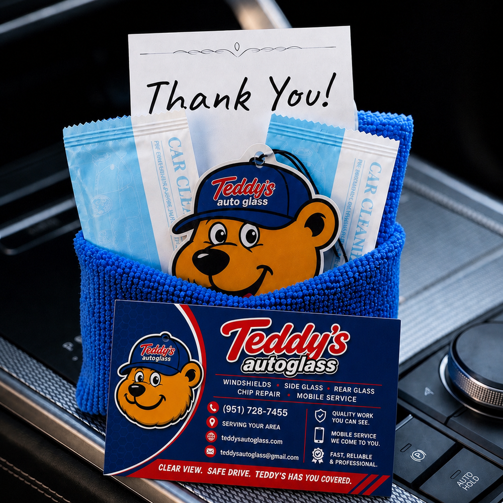 Teddy's Auto Glass care package