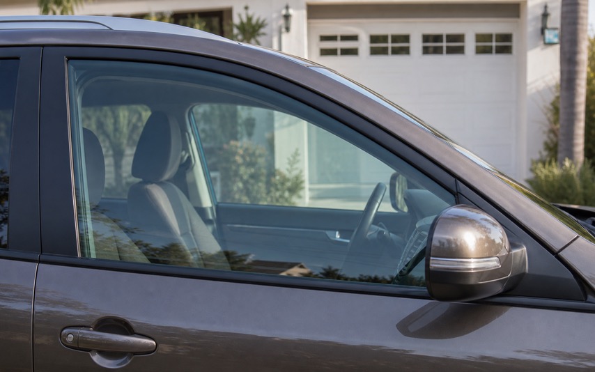 Door glass side window example